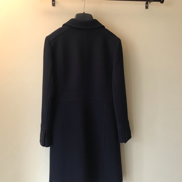 • SOLD • J. Crew Double Cloth Wool Coat - Navy, 8P - Picture 3 of 6